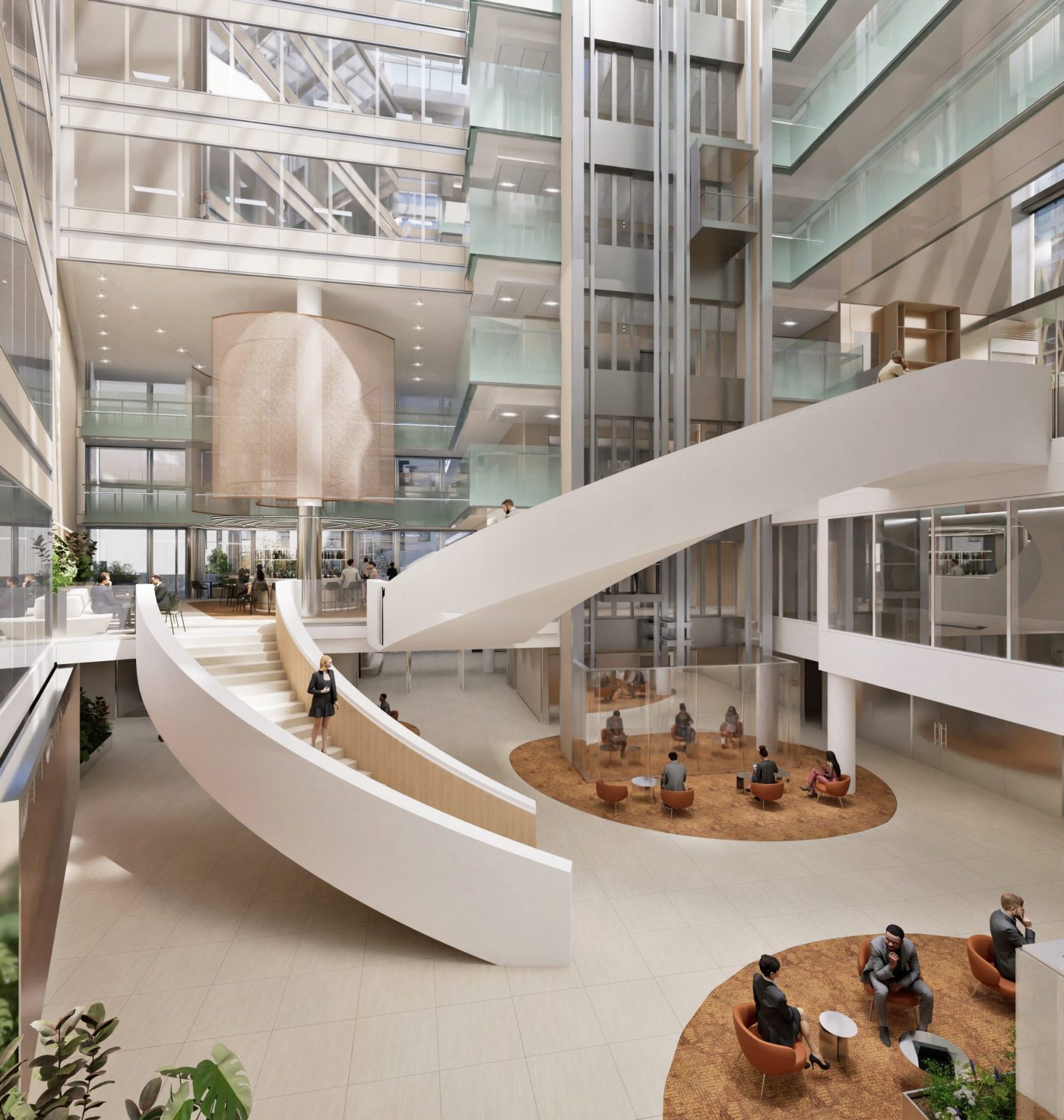 Vue atrium